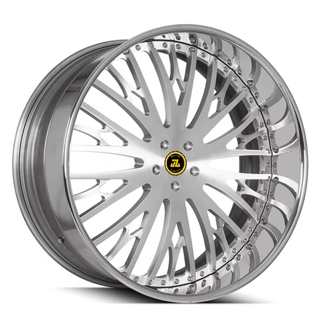 JZ Custom 1 2 3 Piece 20 22 24 26 28 30 Inch 6x135 6x139.7 8x170 8x180 Alloy Forged Wheels for F150 F250 F350 1500 Passenger