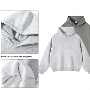 Sweat-shirts pour hommes, 52% coton, 48% polyester, sweats-shirts surdimensionnés, sweat-shirt personnalisé lourd - Product Image 3