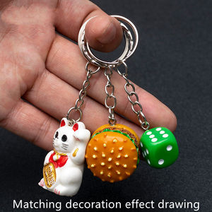 Attaches <span class=keywords><strong>à</strong></span> vis en métal pour porte-clés, accessoires de jouets, porte-clés en métal en gros, attaches <span class=keywords><strong>à</strong></span> vis <span class=keywords><strong>à</strong></span> boucle <span class=keywords><strong>ouverte</strong></span> pour bijoux et artisanat, vente en gros - Product Image 2