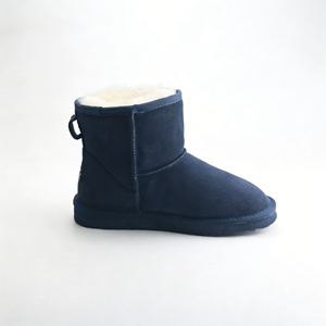 Bottes de neige en gros ODM/OEM pour femmes, chaussures d'hiver chaudes avec doublure en fourrure de cuir de vache de haute qualité et double face en peau de mouton - Product Image 3