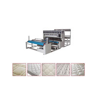 MADE IN CHINE TISSU PLASTIQUE COUETTE MATELAS COUETTE RIDEAU ULTRASONIQUE LAMINATION GAUFRAGE MACHINE À FENDRE