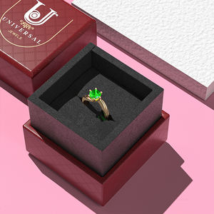 Caja de Embalaje para Anillos Personalizada en Oferta, Caja con Tapa y Base con Inserto de EVA, Impresión Personalizada, Papel de Lujo, Caja Rígida Personalizada - Product Image 4