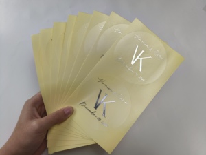 Custom Gold,silver Foil Business Logo Printing Sticker Product Sticker Paper <b>Label</b> - Product Image 4