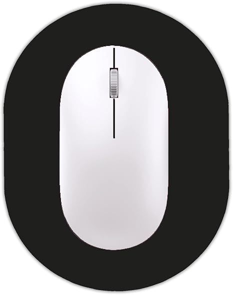 Anime Style Oval Mouse Pad Portable Waterproof Non-Slip Rubber Base for Men Women Home Office Gaming Desktop