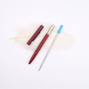 Stylo bille fin Sonnet Rouge Rubis Laqué avec finition dorée - Product Image 5