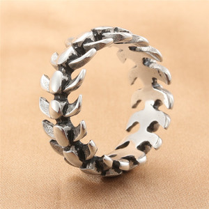 Animal <b>Skull</b> <b>Ring</b> Silver 9.5mm Wide Men's Punk Style Jewelry Gift - Product Image 2
