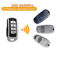 Telecomando Wireless 433MHz con Codice di Apprendimento per Garage, Duplicatore di Comandi a 4 Canali