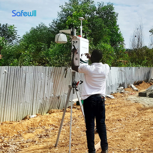 Surveillance de la poussière et du bruit de l'atmosphère Moniteur de particules de poussière Aqms NO2 CO SO2 O3 TVOC NH3 H2S PM2.5 PM10 TSP Vitesse du vent - Product Image 6