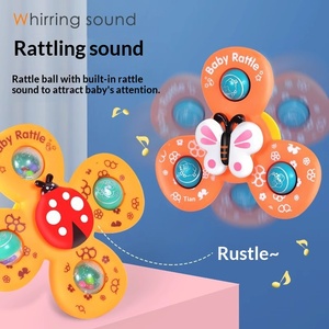 Bracelet musical rotatif à ventouse pour bébés et enfants, avec jouet de confort à mordiller, pour poussette, siège auto, table et chaise - Product Image 5