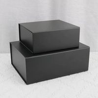 Caja popular de diseño personalizado, caja moderna corporativa de cartón duro para regalo con asa