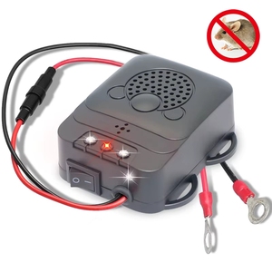 Repellente per Roditori a Ultrasuoni con Onde di Vibrazione per Auto, <span class=keywords><strong>Moto</strong></span> e Veicoli, Contro Topi e Martori - Product Image 2