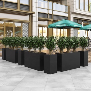 Boîte à fleurs moderne personnalisée entrée aménagement paysager plantation métal jardin extérieur clôture en alliage d'aluminium cloison en acier inoxydable maison - Product Image 3