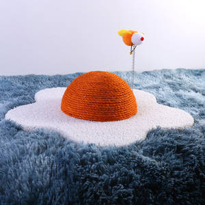 <span class=keywords><strong>Tiragraffi</strong></span> per gatti, gratta e vinci a forma di fiore per gatti, artigli mollanti resistenti Sisal, gratta e vinci da gatto in peluche morbido e liscio - Product Image 6