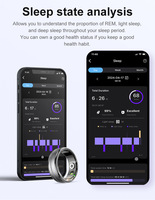 Anillo Inteligente TK7, Monitor de Frecuencia Cardíaca, Sueño, Presión Arterial y Oxígeno en Sangre, Compatible con Sistemas ISO y Android, con Base de Carga Gratuita y SDK