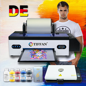 Neue DTF Tintenstrahl-Folienaufkleber T-Shirt Druckmaschine Wärmeübertragung Sublimation Rollendruck <span class=keywords><strong>Flex</strong></span> XP600 Druckkopf A3+ Halbautomatisch - Product Image 1