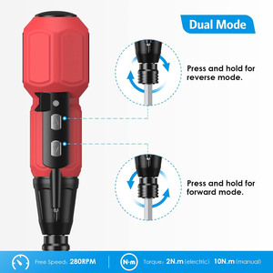 Destornillador Eléctrico Inalámbrico <span class=keywords><strong>USB</strong></span> Recargable de 900 mAh con Luz LED, 9 Puntas de Destornillador - Product Image 2