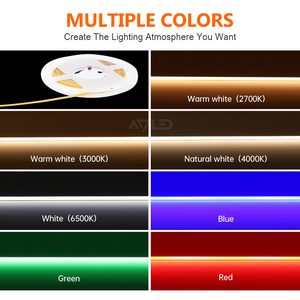 CE ROHS Mini 3mm Cob LED tira de luz Flexible DC 12V cuerpo de aluminio y PVC con 3000K 4000K 6500K colores 3mm 5mm 4,5mm 8mm opciones - Product Image 3