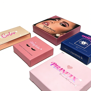 나만의 로고 인쇄 맞춤 디자인 콘택트렌즈 선물 상자 화장품 콘택트렌즈 포장 상자 - Product Image 1