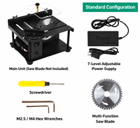 Scie à table électrique mini industrielle pour le bricolage, machine de découpe pour le travail du bois