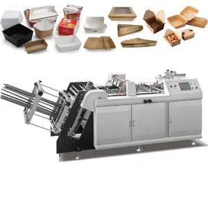 Bandeja <span class=keywords><strong>de</strong></span> papel Biodegradable para comida rápida, caja <span class=keywords><strong>de</strong></span> hamburguesas, máquina para pegar, caja <span class=keywords><strong>de</strong></span> comida - Product Image 1