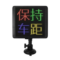 Affichage led pour vitre arrière de voiture, livraison gratuite, 64x64, Wifi, application de contrôle mobile, nouveauté