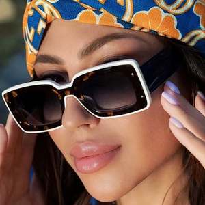 Gafas de Sol Rectangulares Retro de Moda 2025, Gafas de Sol Cuadradas con Marco Pequeño Polarizadas para Mujer - Product Image 1