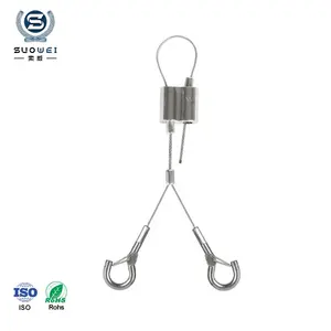 0.8mm 7*7 Galvanized Steel Wire Rope Sling Steel Cable With Looped With Thimble For Lashing