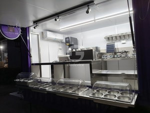 Conteneur à double étage sur roues, extérieur, 19 pieds, bar, restaurant, semi-remorque de <span class=keywords><strong>camion</strong></span> de nourriture - Product Image 5