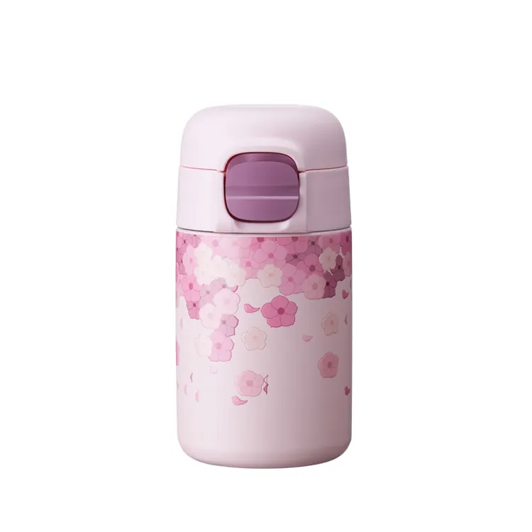 Promotional Gift Travel Portable Vacuum Children Stainless Steel Water Bottle Mini Thermos Flask
