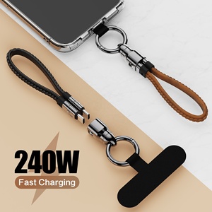 240W Keychain <span class=keywords><strong>USB</strong></span> C Cáp sạc nhanh giải pháp di động <span class=keywords><strong>USB</strong></span> Loại C cáp cho điện thoại máy tính xách tay - Product Image 2