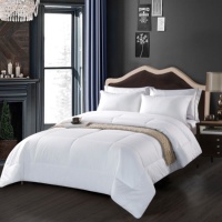 Parure de draps en coton 100% tissé, style classique d'été, taille Queen et King, 200 fils/cm², qualité hôtelière, anti-boulochage, respirant, style européen, housse de couette