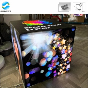 Thân Thiện Với Môi Trường Cube Singled Mặt Chiếu Sáng Khung Vải Seg Hộp Đèn Led - Product Image 2