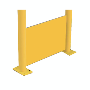 Hàng rào an toàn nhiệm vụ nặng nề bảo vệ nhân viên và thanh an toàn máy móc với bảo vệ dưới - Product Image 2