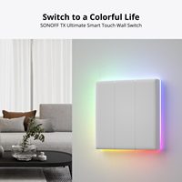 Sakelar Dinding Sentuh Pintar SONOFF TX Ultimate T5 Lampu LED Pintar Dengan Kontrol Jarak Jauh EWeLink-Bekerja dengan Alexa