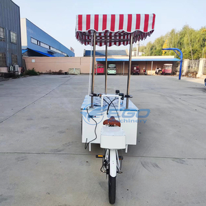 Electric Mobile Food Carts Stainless Steel Customized Street Sales Vehicles Flower Bikes <b>Zero</b> Emission Small Food Truck for Sale - Product Image 3