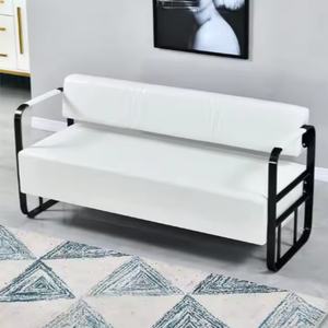 Sofá Moderno de Cuero Artificial de Alta Calidad 2025 para Áreas de Espera en Hospitales, Salones de Belleza, Hoteles, Barberías, Pasillos y Centros Comerciales - Product Image 6