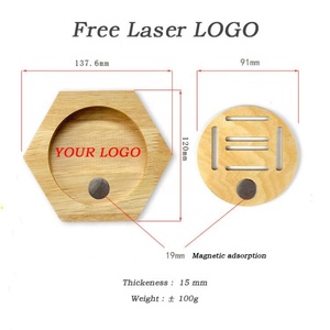 Wholesale DIY No Punching Hexagon Honeycomb Collection Medal Wooden Medal Hanger <b>Display</b> - Product Image 2