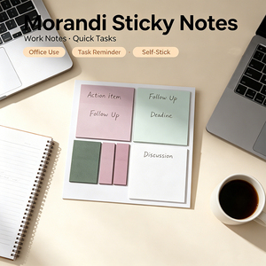 Morandi Sticky <b>Notes</b> Multi Sizes Pastel Colors Self <b>Stick</b> Memo Pads - Product Image 6