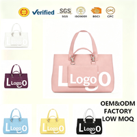 Sac fourre-tout de plage grande capacité pour femme, style coquette avec nœud, en tricot simple, à bandoulière, pour le shopping, avec fermeture éclair, en polyester, couleur unie, personnalisable, porté croisé