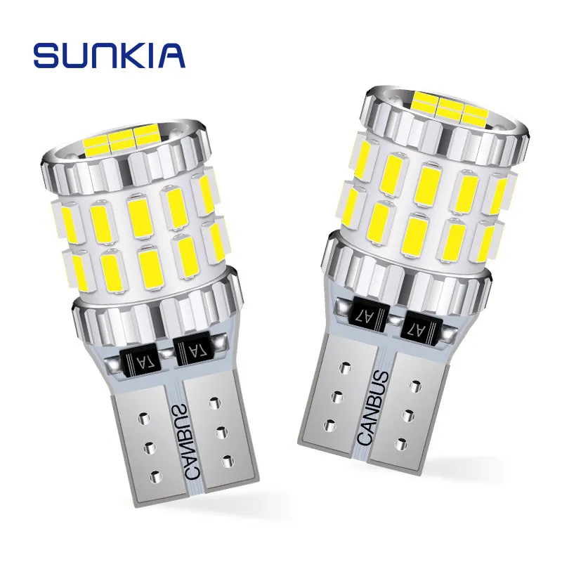 Sunkia T10 Led Xe chiều rộng ánh sáng tự động dẫn đèn W5W T10 3014 30SMD xe ánh sáng giấy phép Tấm Đèn đọc sách