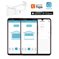 Contrôleur de porte de garage WiFi pour maison intelligente, alerte de statut en temps réel, gestion multi-portes pour propriétés locatives