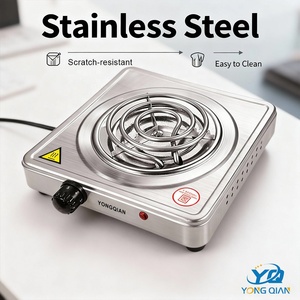 YONGQIAN <span class=keywords><strong>plaque</strong></span> chauffante en acier inoxydable bobine unique brûleur électrique cuisinière maison cuisine cuisinière <span class=keywords><strong>plaque</strong></span> chauffante - Product Image 3