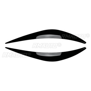 2 pièces de garnitures de phares de voiture pour Infiniti Q50 2014+, autocollants de phares, garnitures de phares, accessoires de style automobile - Product Image 2