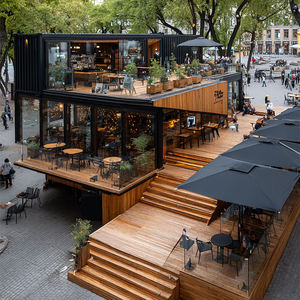 20 قدم 40 قدم سهلة التركيب وحدات الصلب الجاهزة المحمول صغير 2 غرفة نوم منزل الشاطئ متجر المدرسة مستودع ورشة عمل سوبر ماركت - Product Image 2