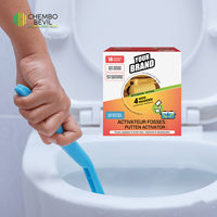 Activateur de fosse septique poudre enzymatique déchets organiques liquéfiant odeur obstruer prévention Solution de traitement des eaux usées 50%-80% actif