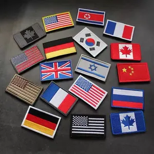 Embroidery Stickers Flag Embroidery Cloth Sticker American Flag Russian Armband German Badge Badge Patch Ukraine Badge Bag Patch