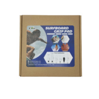 Vente en gros usine : Plaque de traction hexagonale semi-transparente en plastique et caoutchouc de silicone pour planches de surf, sans cire, accessoires DIY
