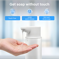 Dispensador de Jabón Líquido Automático Inteligente de Escritorio Moderno, Recargable por USB, de Acero Inoxidable 304, Original de Fábrica OEM, para Baño y Hogar