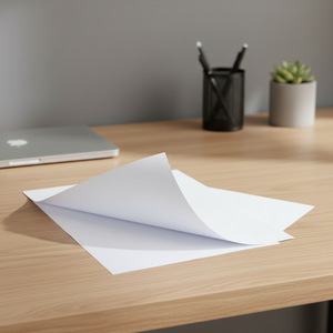 8.5x11 Inch Full Sheet Adhesive <b>Stickers</b> Blank <b>Printable</b> Dissolvable Labels for Food Bottle Packaging Inkjet <b>Printable</b> - Product Image 3