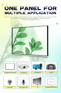 HISEEVIEW 55 65 75 นิ้ว จอแสดงผล LCD 4K ไวท์บอร์ดอัจฉริยะแบบอินเทอร์แอคทีฟพร้อมหน้าจอสัมผัสสำหรับใช้ในห้องเรียน - Product Image 2